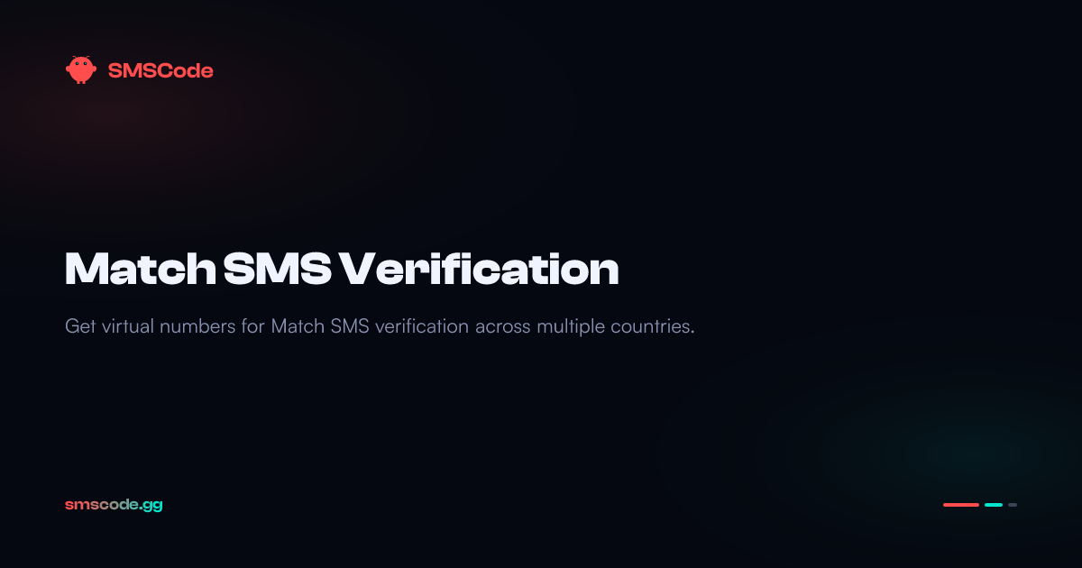 SMS-верификация Match — SMSCode